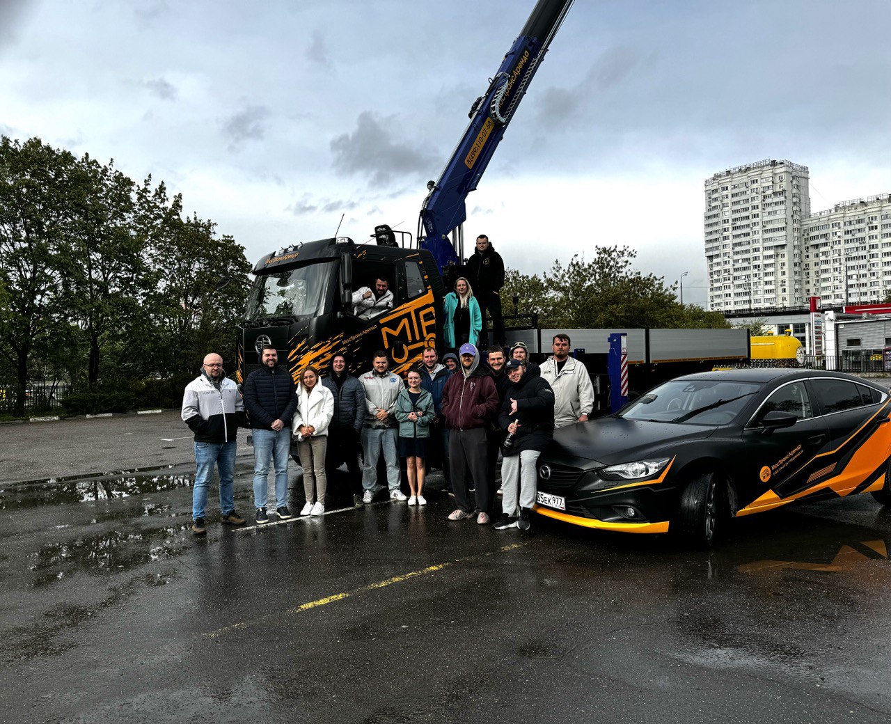 Новый кран-манипулятор теперь в нашем автопарке