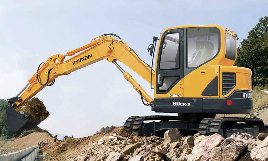 Мини-экскаватор Hyundai R80-7A