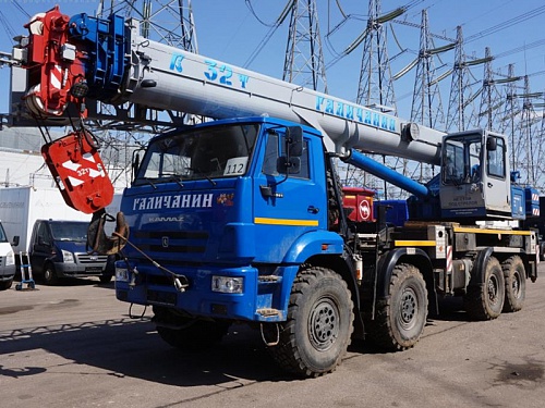 Кран 32 тонны (Стрела 30 метров)