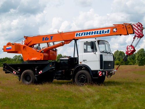 Кран 16 тонн (Стрела 18 метров)